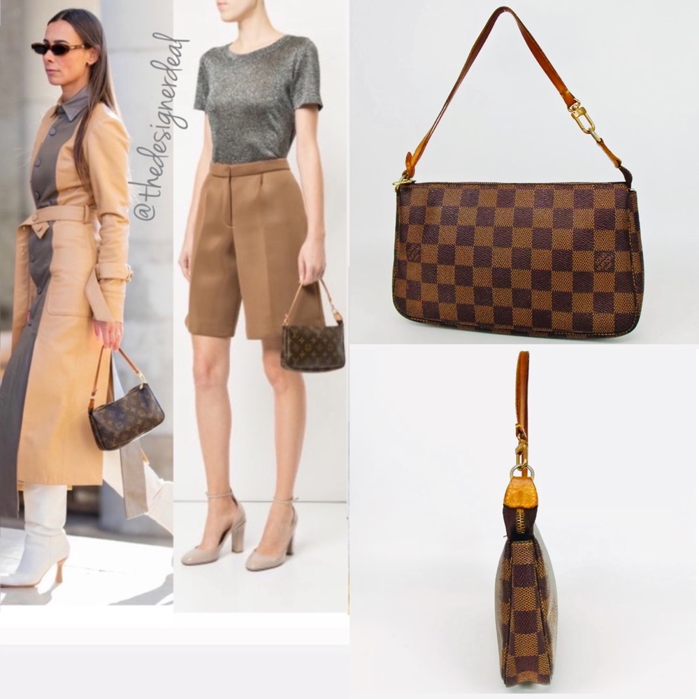 🔥Authentic LOUIS VUITTON Damier Pochette Pochette